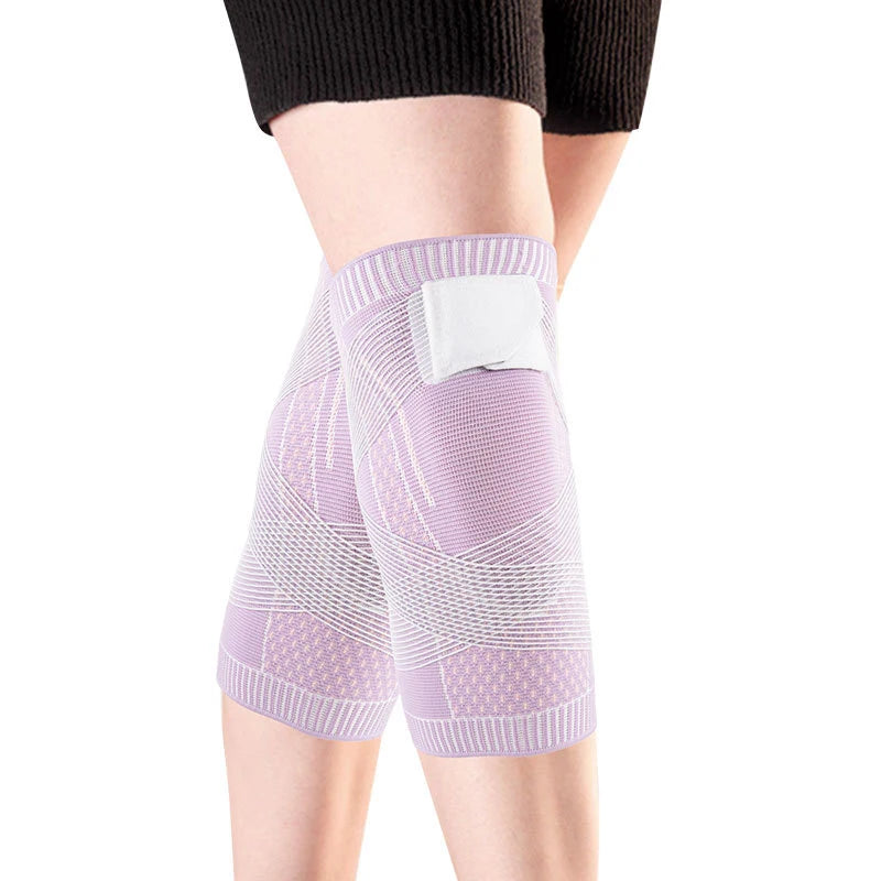 Sport Knieschoner Herren Damen - Druckbeaufschlagt Elastische Knie Pads Support - Fitness Ausrüstung Basketball Volleyball Bandage Protektor