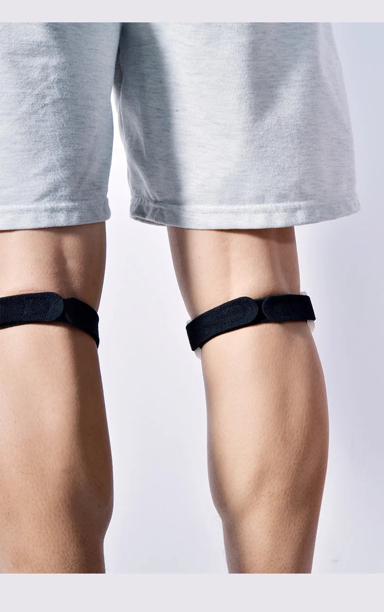 Knieschoner 2025: 1 Stück PVC Patella Gurt Knieschoner Support - Fitness Sport Gym Training Laufen Verstellbares Band Knieschutz