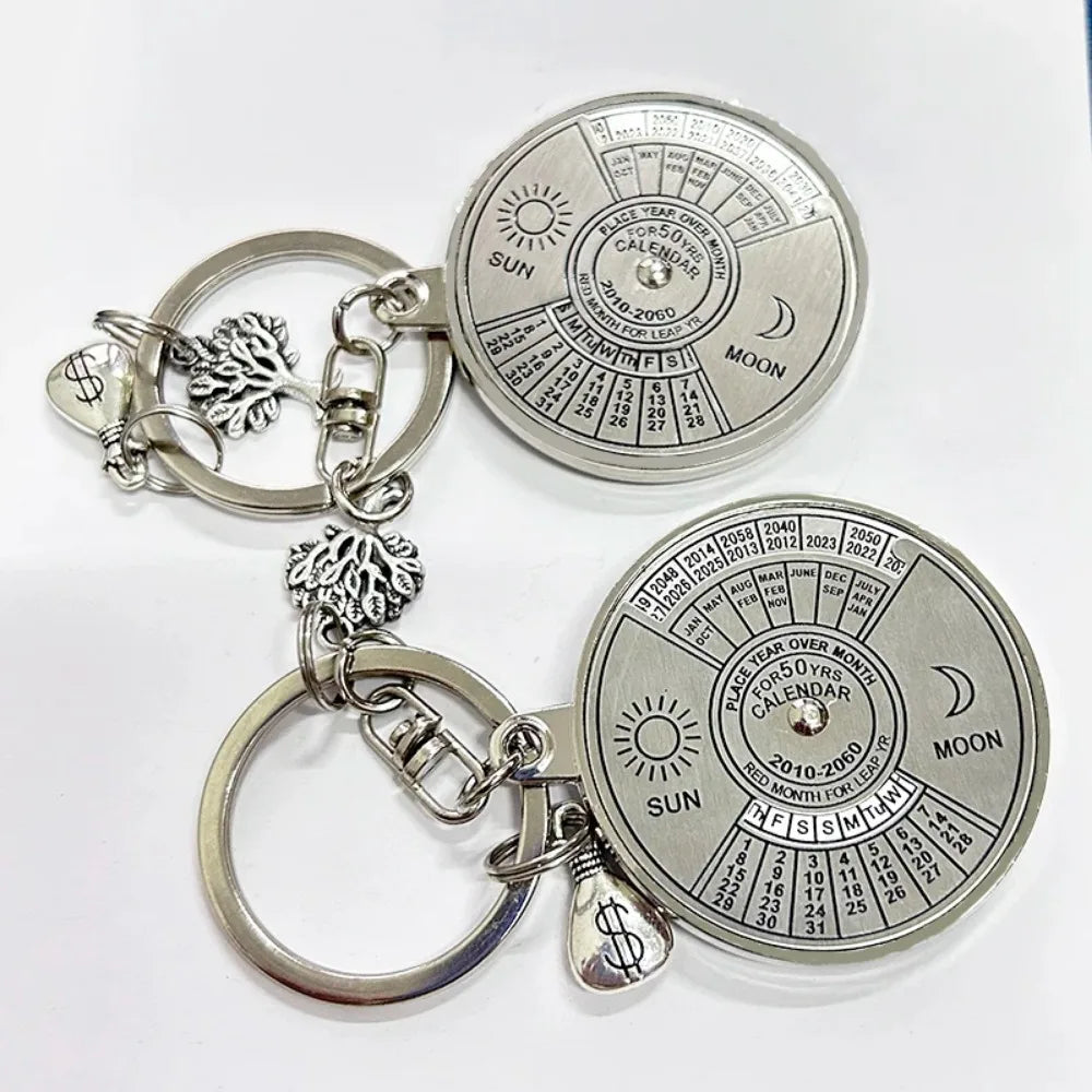 Choice Ewiger Kalender Anhänger - Silber Metall 50mm