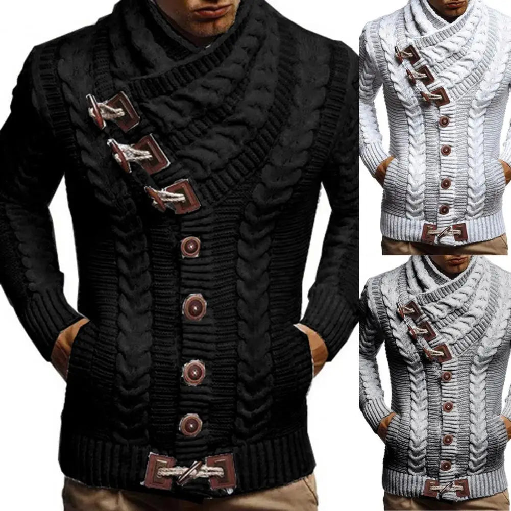 Closure Cardigan Kapuzen Strickpullover Premium Weich Warm Alltagstauglich - Acrylic, Größe XL