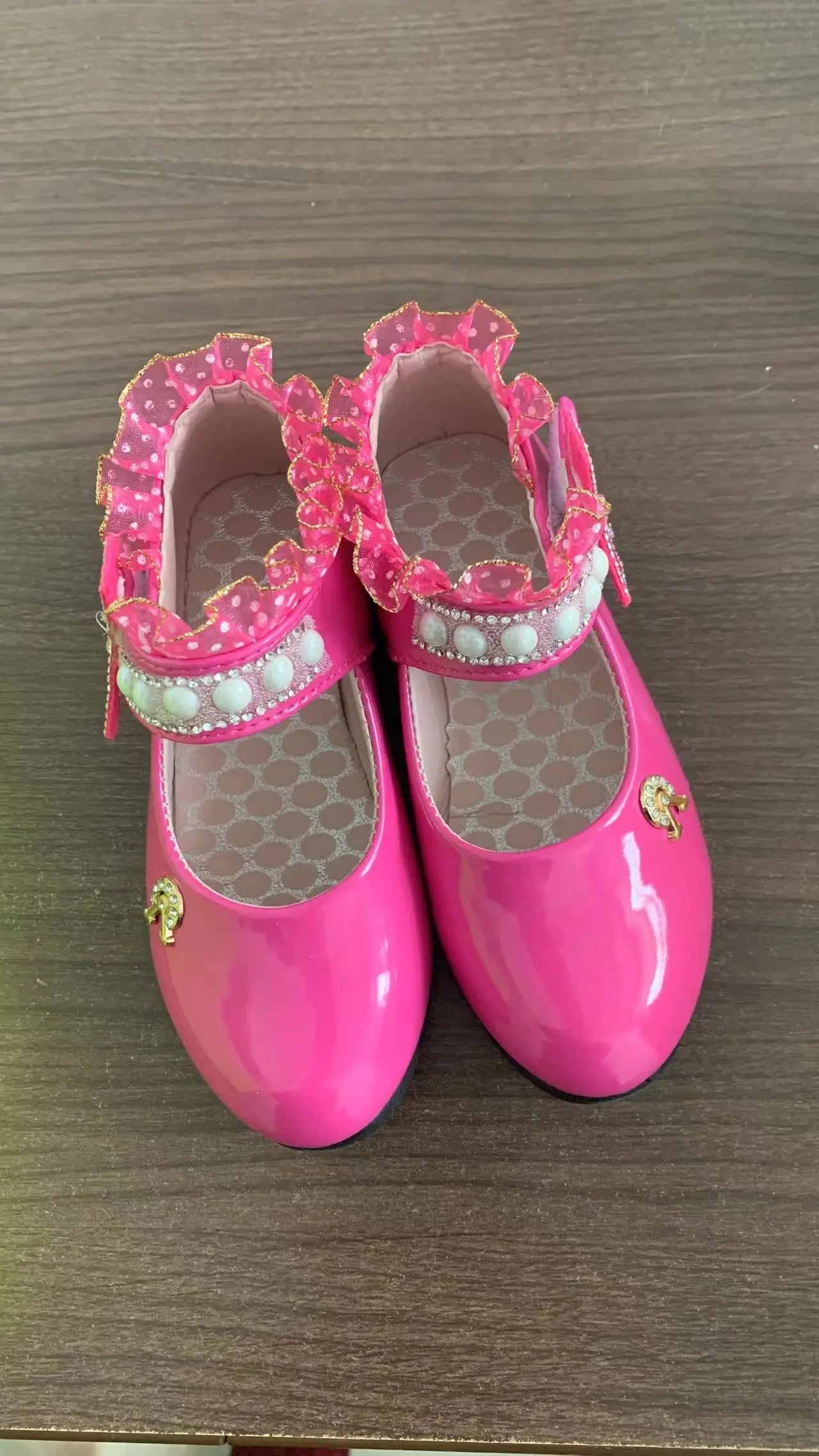 Mädchen Prinzessin Schuhe 2025 - Frühling Mode Lackleder Hochzeitsschuhe - Weiße Mary Janes Tanzschuhe Fee Dame