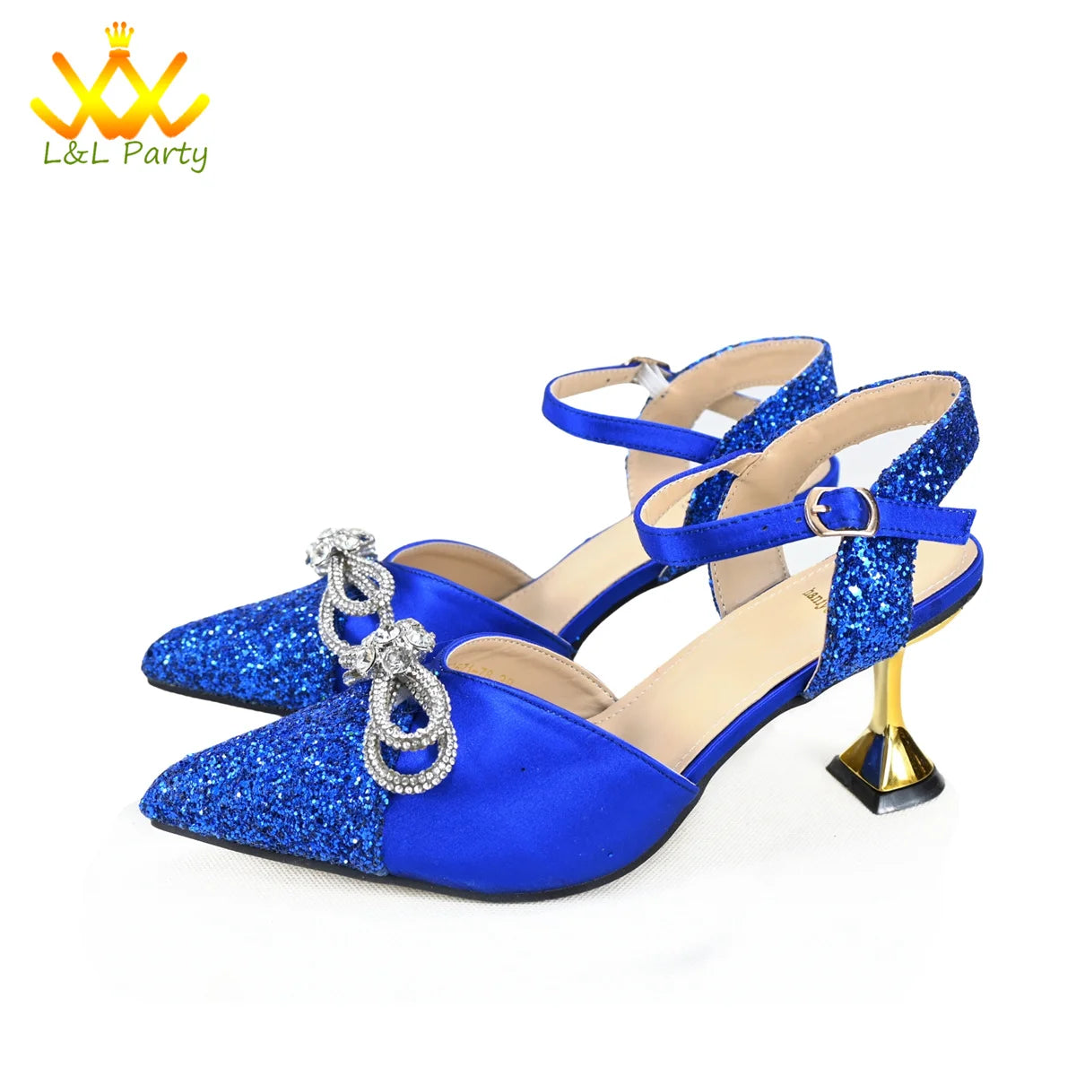 Elegant New Design 2024 Winter Design Italian Women Shoes and Bag Set in Fuchsia Color High Quality Pointed Toe For Party