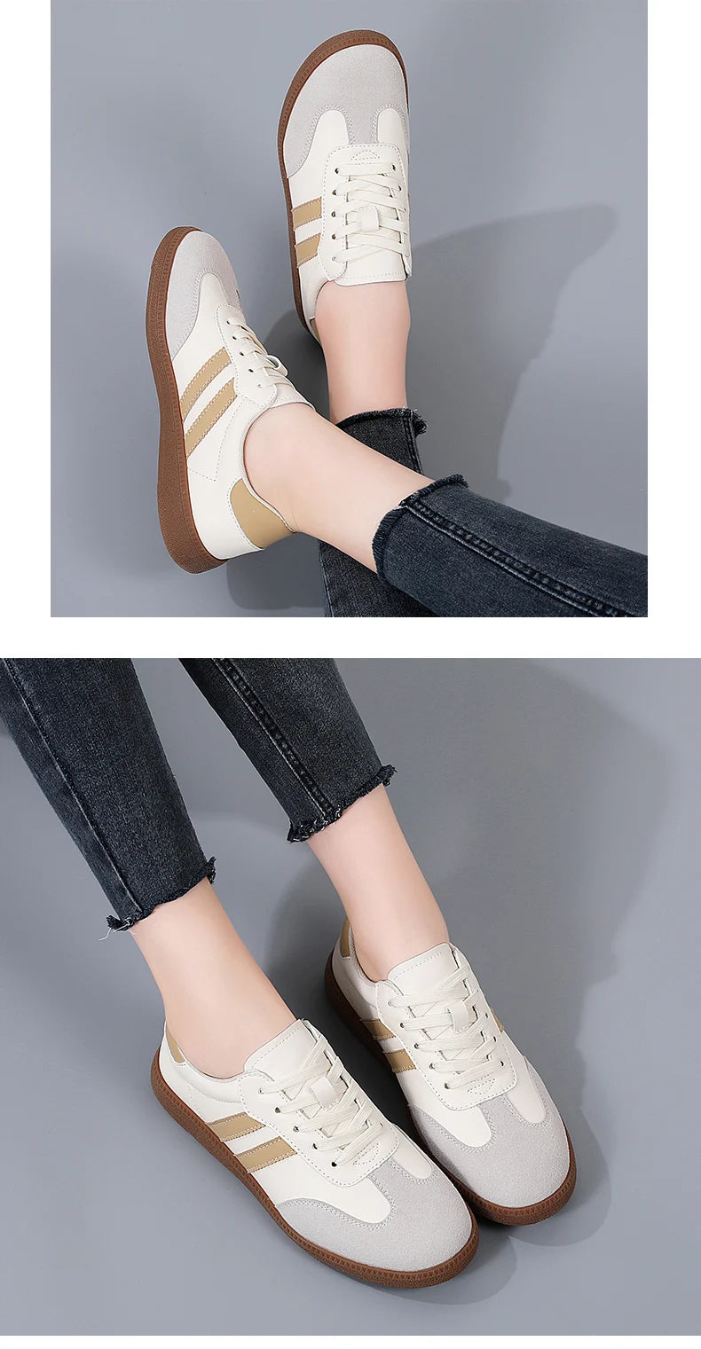 Women Sneakers Fashion Shoes Spring Trend Casual Flats Female New Fashion Comfort White Vulcanized Platform Shoes for Women