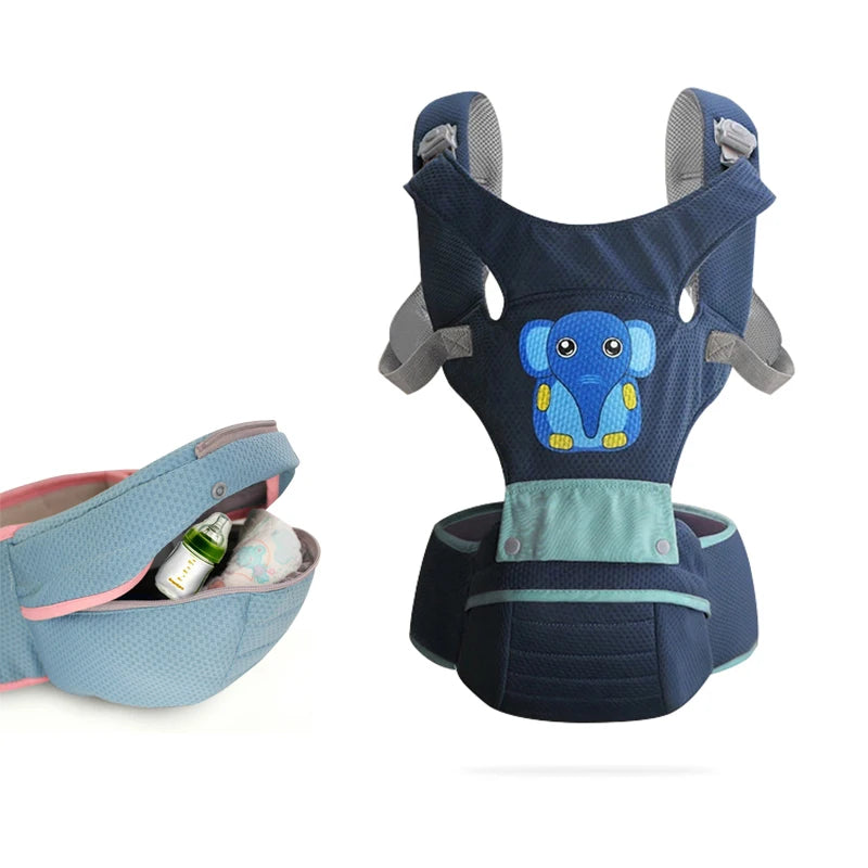 Babytrage 2025: Baby Hipseat Kangaroo Rucksack Mochila Breathable Ergonomic - Baby Carrier Hip Seat Baby Sling Wrap Collection