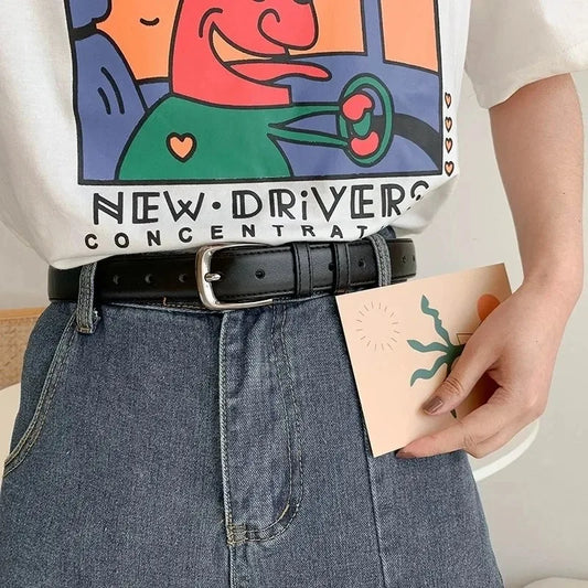 Buckle F100 Lederoptik Gürtel Vielseitig - 2.8cm 3.5cm 3cm