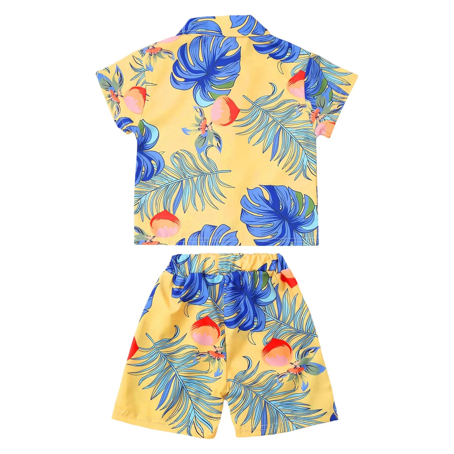Jungen-Sommer-Set 2025: Hawaii-Hemd & Shorts - Premium Vacation Collection