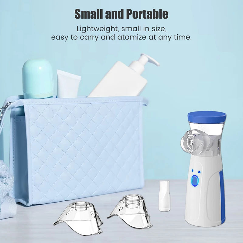 Neu Für Xiaomi USB Medizinisch Stumm Mesh Vernebler Handheld Asthma Inhalator Zerstäuber Kinder Erwachsene Gesundheitspflege Mini Tragbar Luftbefeuchter
