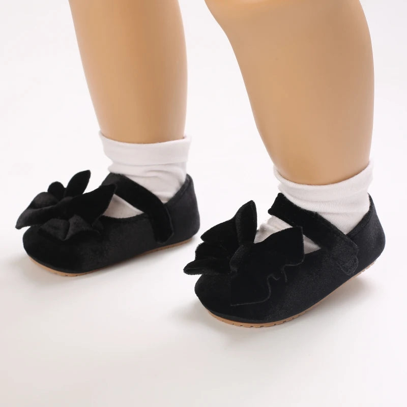 Baby-Prinzessinnen-Schuhe 2025: Flanell Spring-Autumn - First Walker Collection
