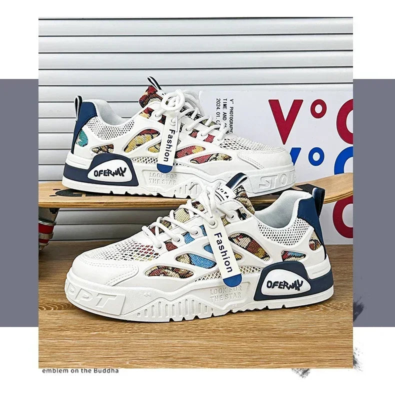 Zapatillas Hombre 2024 - Adidași de lux pentru skateboard, Tenis Masculino Respirable și Cómodo (Casual/Running)