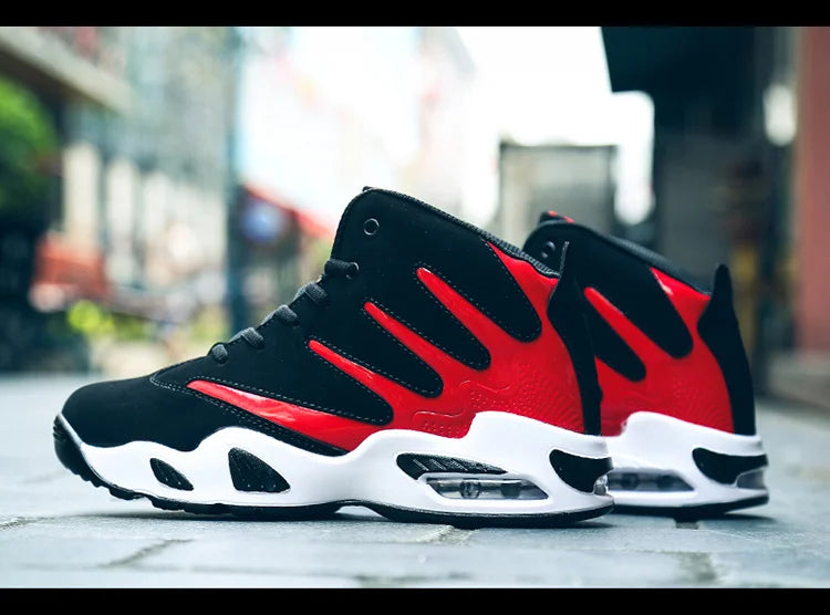Shoes Men Sneakers Brand High Top Man Basketball Shoes Man Retro Breathable Leather Sports Shoes Male Trainers Zapatos Hombre