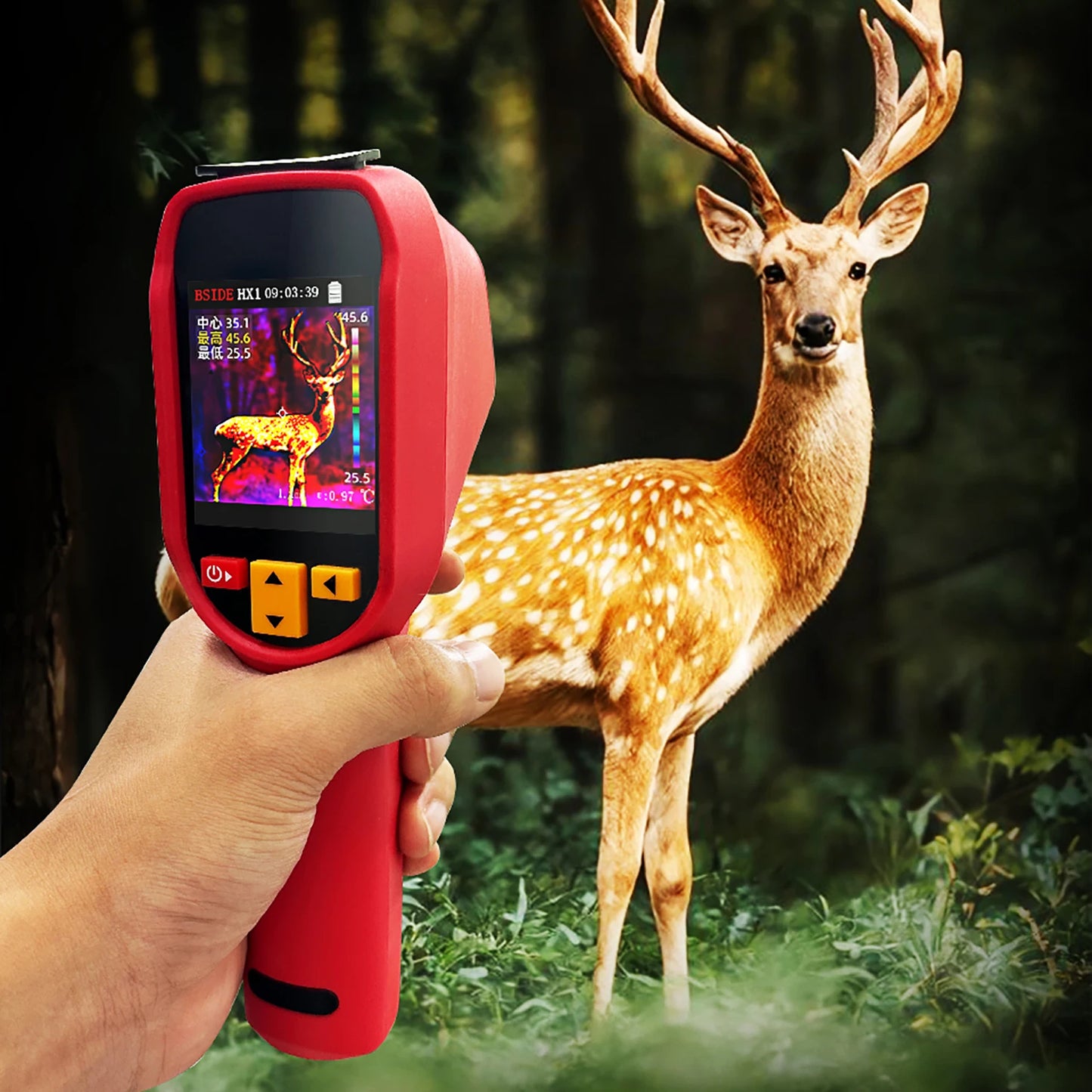 Wärmebildkamera 2025: BSIDE Handheld Thermal Imaging - 240X240 Temperatur-Messgerät für PCB, Automobil und Pipeline-Inspektion