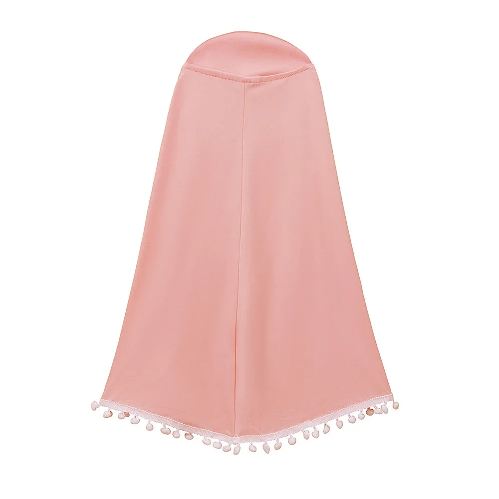 Henan EHF046 Mädchen Hijab Set Überkopf Schal - 2 Stk 110