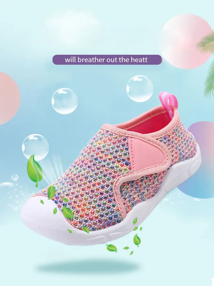 Mädchen Casual Sneaker 2025 - Innen Außen Rutschfest Atmungsaktiv Weiche Sohle - Frühling Sommer Herbst Vielseitig