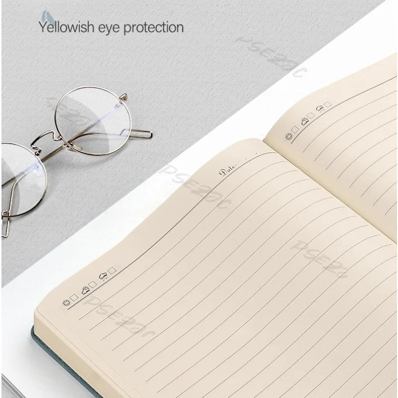 Hign-concerned TH0155 Ultra Dickes Notizbuch - A4 Softleder