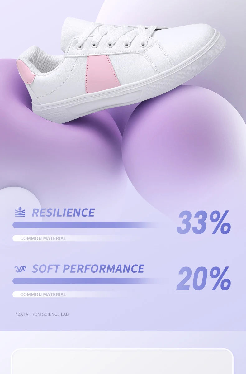Men's and women's sneakers Casual Shoes Women's flats Lightweight leather breathable shoes Women's white sports walking shoes