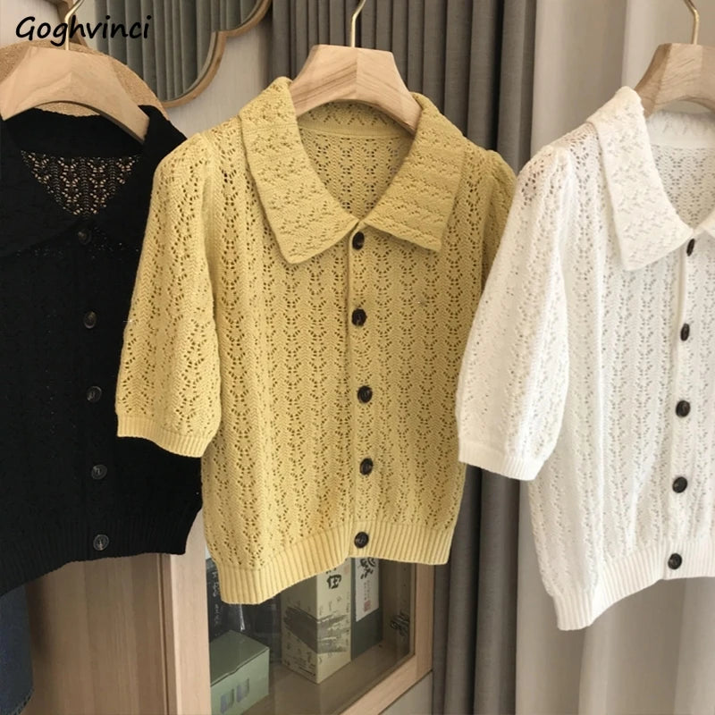 Cardigan Goghvinci cu model ajurat pentru femei - Mărime M, Greutate medie a materialului