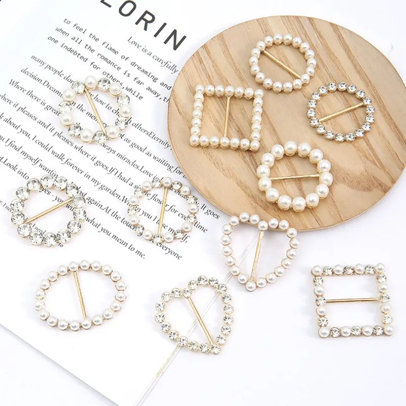 Inel metalic talie buton eșarfă buton modă colț tiv talie înnodată broșe femei tricou cataramă fixă fete accesorii decor