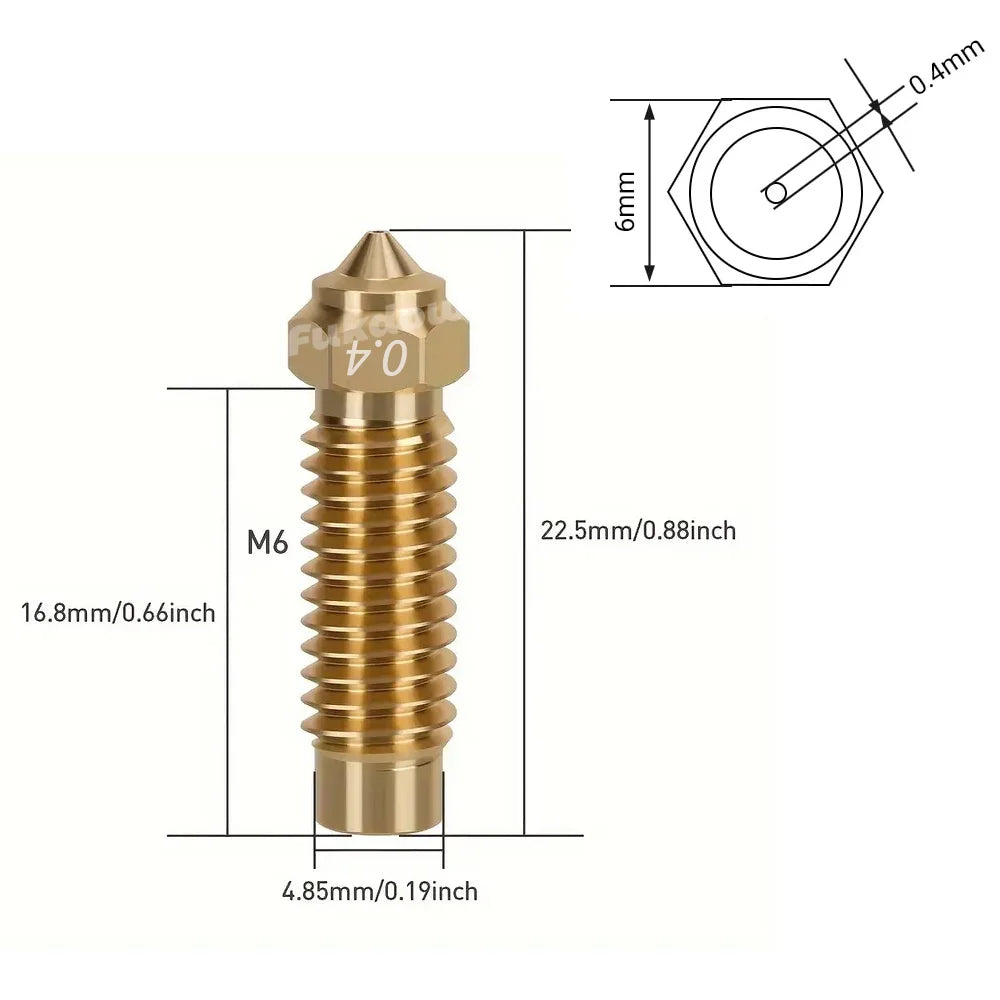 Fukdow Neptune Düsen Highspeed-Düse - 0,2/0,4/0,6 mm