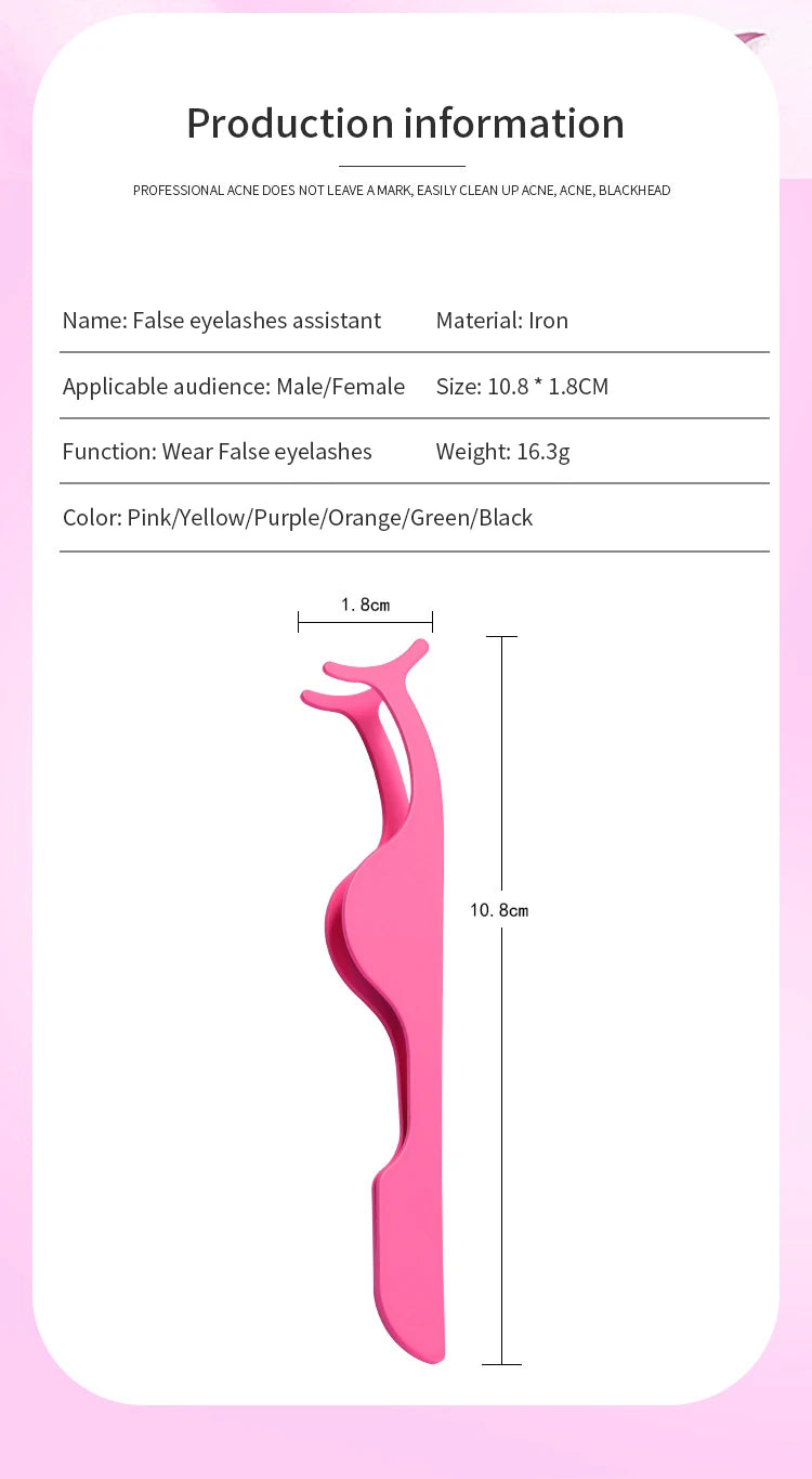 RPXBGUCKARHG Wimpernpinzette Präzise - Plastik 1 Stück