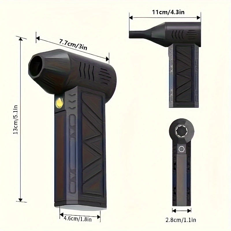 Xiaomi 130000RPM Handheld Brushless Motor 3nd Generation X3 Violent Blower Turbo Jet Fan Wind Speed 52m/s industrial Duct Fan