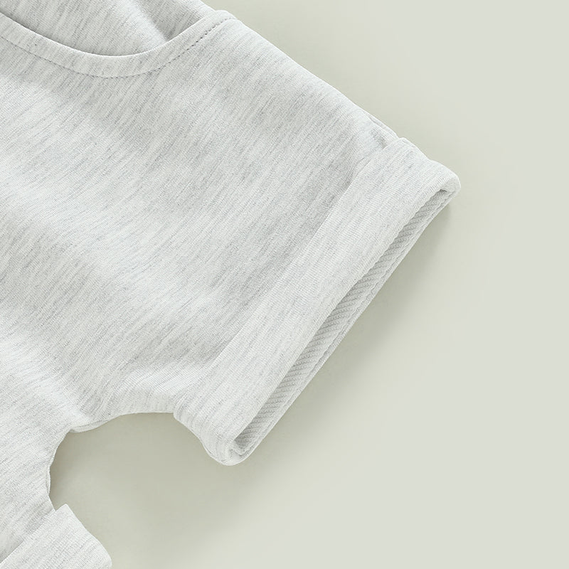 Canrulo Babyset Sommer Baumwolle Kurzarm - Gr 0-36M Elastik