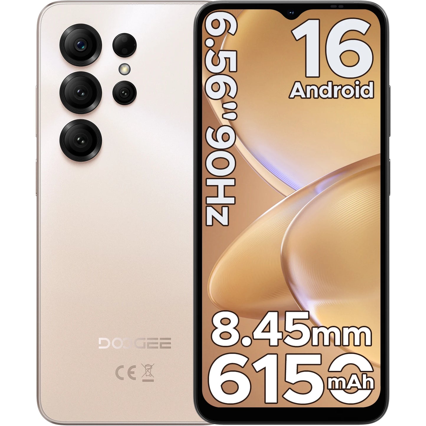 DOOGEE Note56X 6,56 Zoll Display - Akku 6150 mAh, CPU Unisoc SC9863A