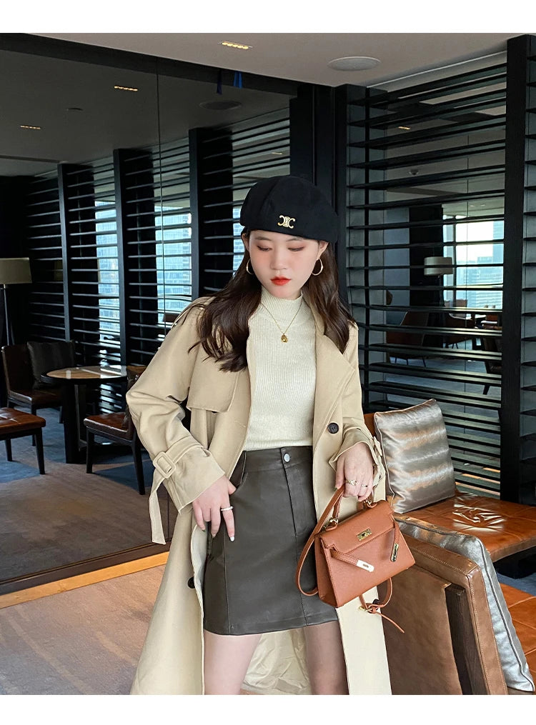 Guler înalt cu guler tip mânecă AutumnChic - S-XL, subțire, tricotat