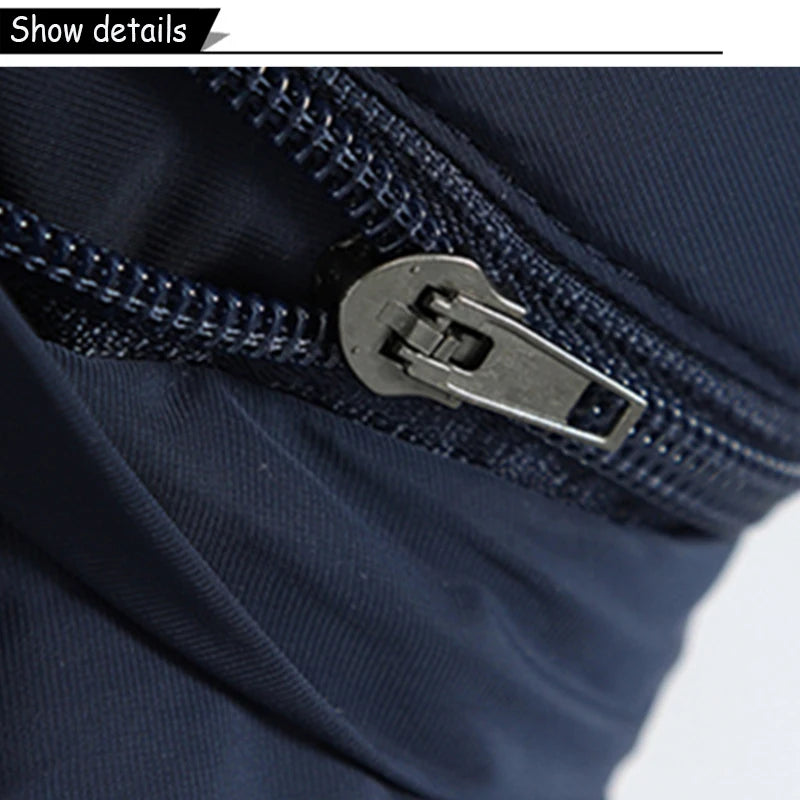 YAHOUFJUNYACN Weste Abnehmbare Kapuze - Größe Regular, Reißverschluss