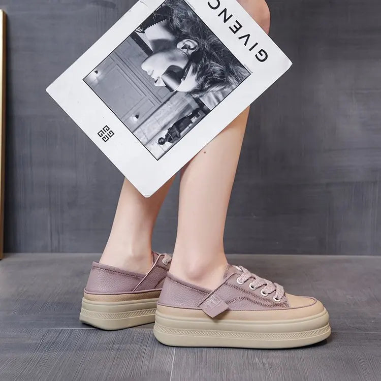 UXST JY100 Bequeme Plateausneaker - Größengetreu 1-3cm