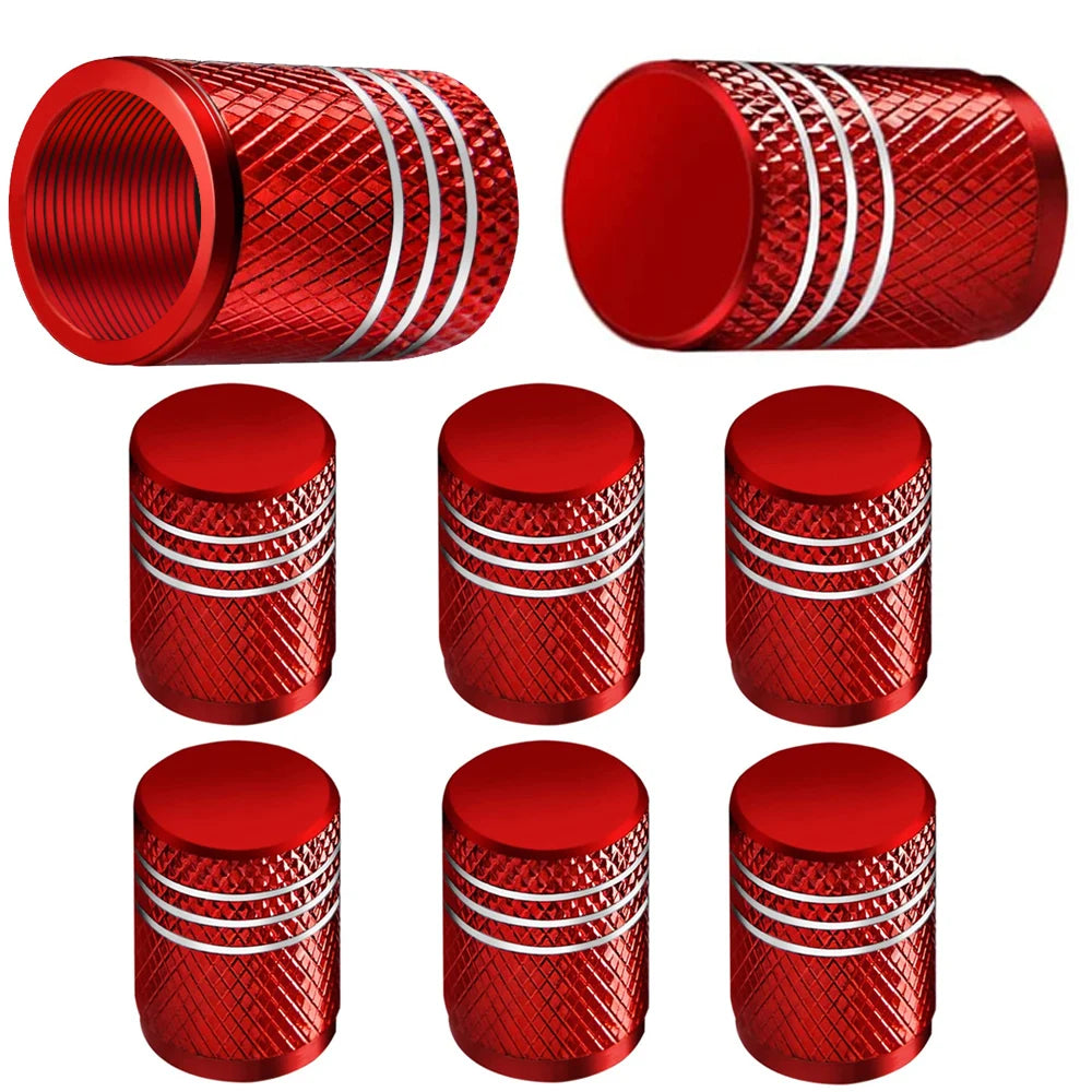 ZZTZZC Ventilkappen Staubdicht - Aluminium 8er Set 11mm