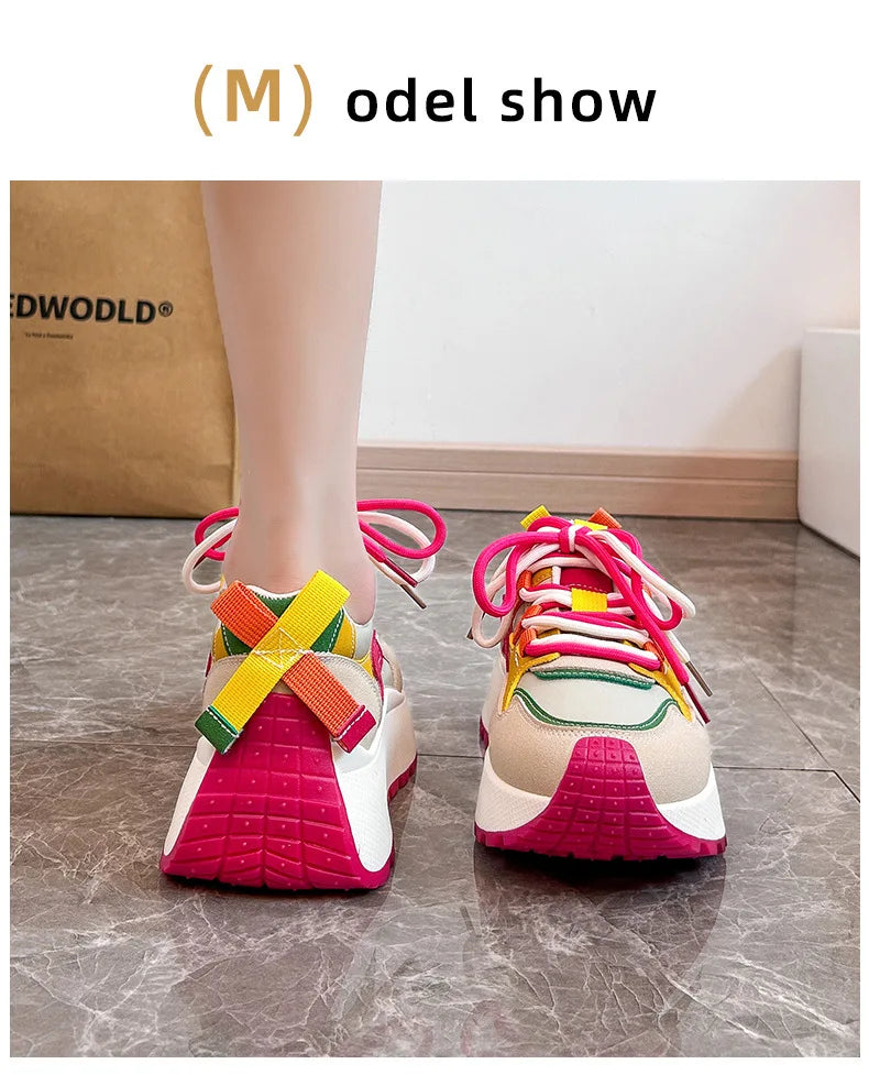 Women Sneakers Luxury Fashion High Top Women Boots Platform Casual Shoes Outdoor Running Shoes for Women Female Ladies Trainers