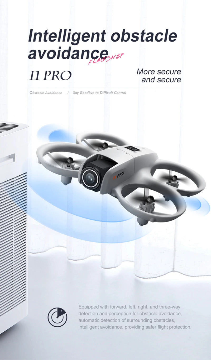 Drohne 2025: Xiaomi i1PRO 8K Aerial Photography - Dual Camera HD Foldable Five-side Obstacle Avoidance Collection