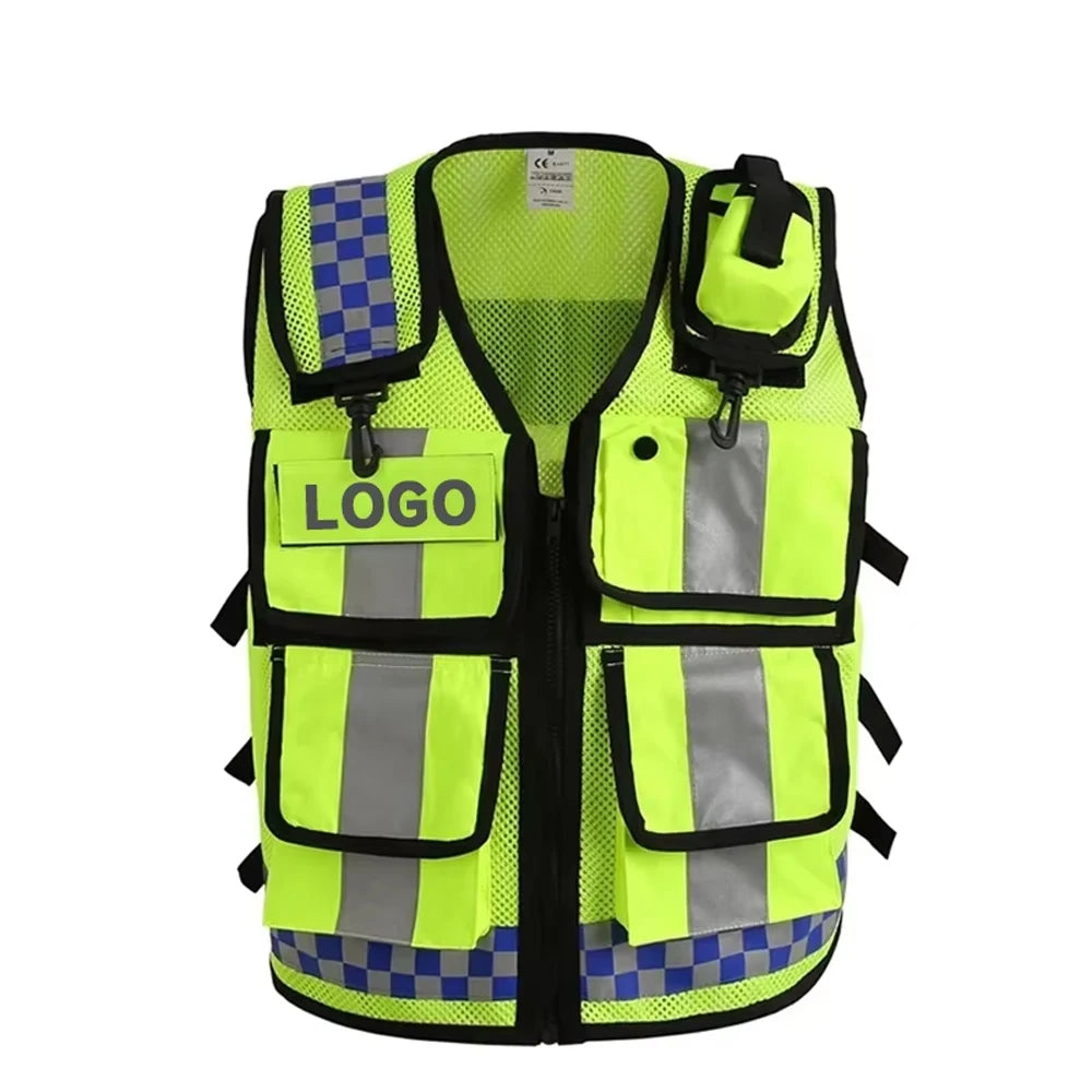 SafeVest Pro Atmungsaktiv - Polyester, Gr. L, Hi-Vis