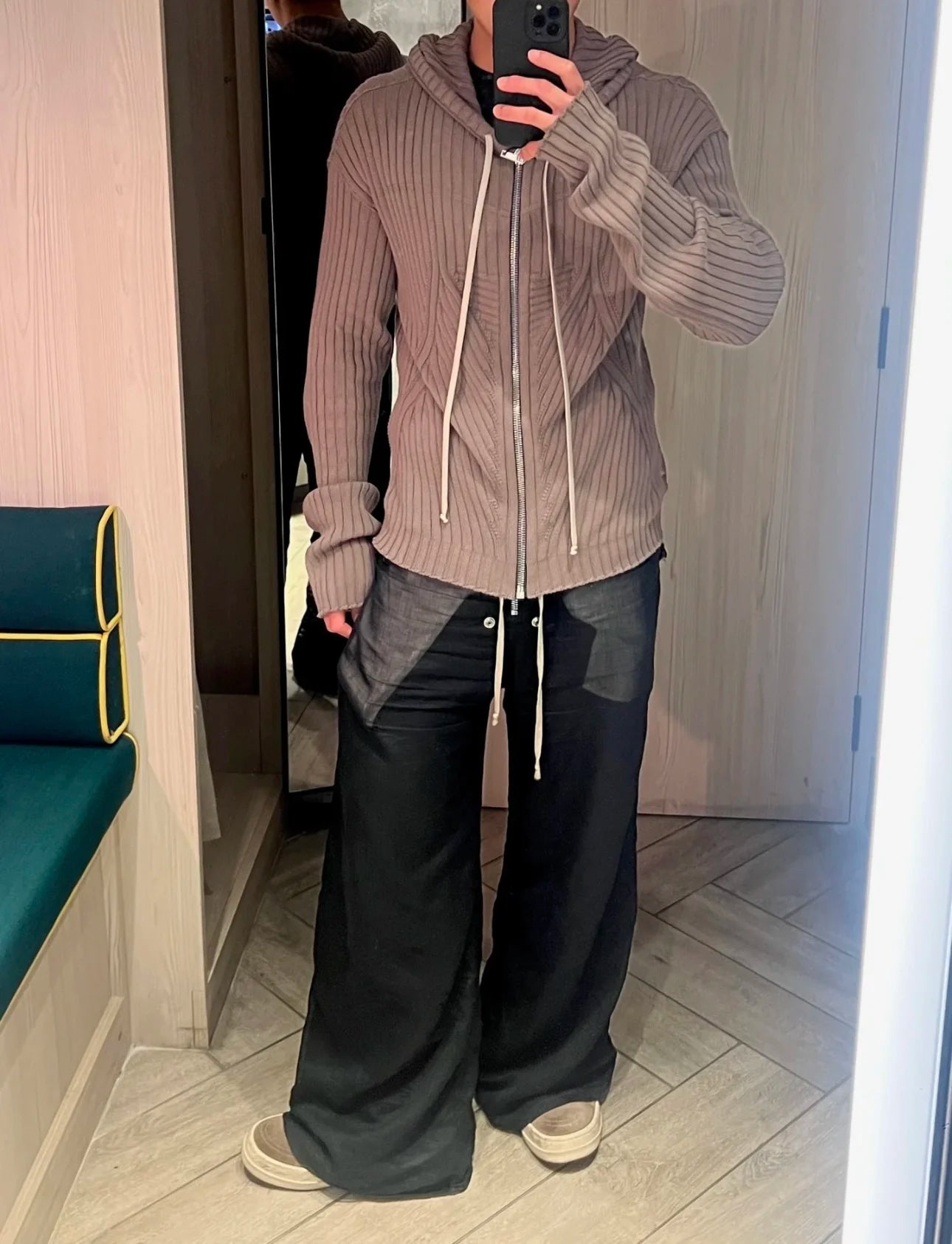 HighStreet Herrenpullover O-Ausschnitt - M-L, Standard, Braun