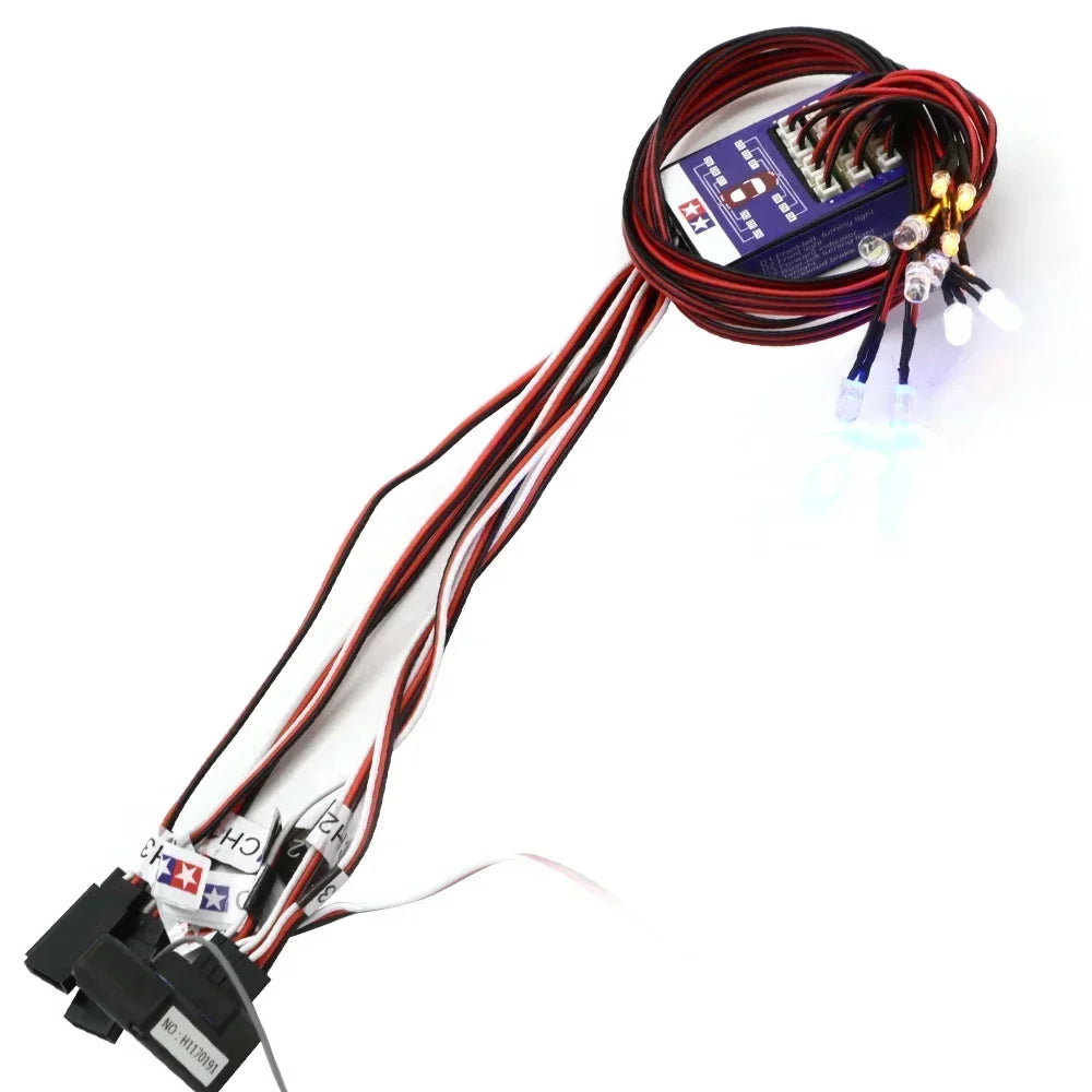 TAMIYA professional remote control model car lamp group rc car lamp simulation linkage third channel controllable turn signal
