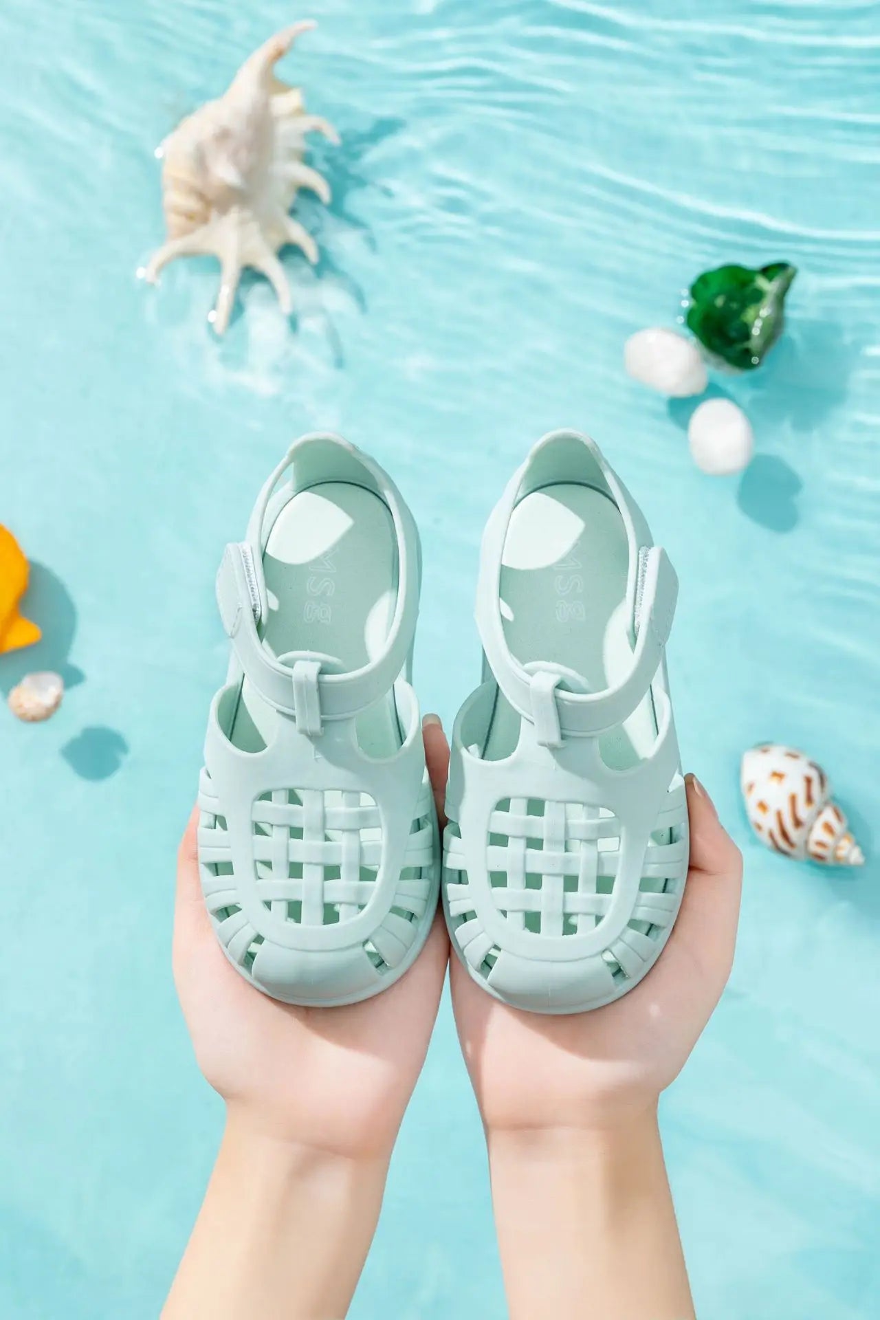 Hochwertige Kinder Strand Schuhe Meer Sommer 2025 - Mädchen Sandalen Baby Weich Rutschfest - Prinzessin Jelly Schuhe Jungen Römische Flip-Flops