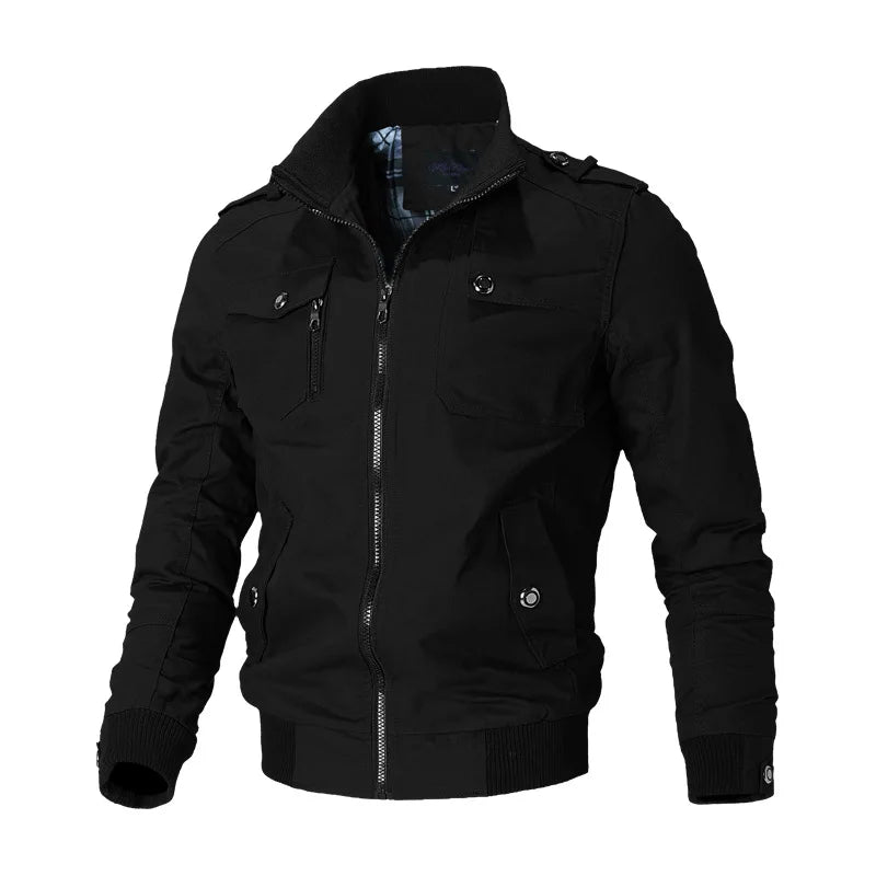 FrühlingHerbst Jacke Slim Fit - Winddicht, Polyester, XXL