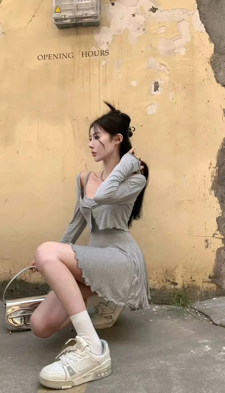 Croială în talie cu stil Choice Pure Desire - Poliester până la genunchi