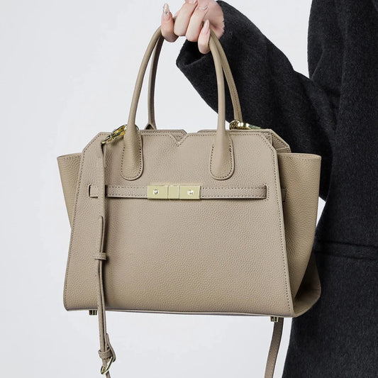 Modern leather tote for women functional & fashionable design