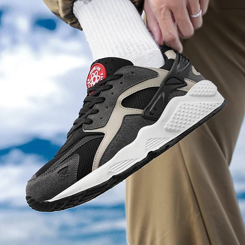 Male Sneakers Men’s Casual Shoes Running Sport Shoes Antislip Tennis Shoes for Men Mesh Breathable Outdoor Fashion Sports Shoes