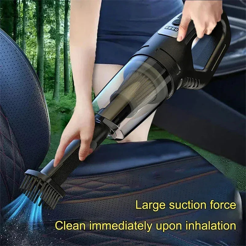 Wireless Vacuum Cleaner Powerful Suction Rechargeable Handheld Vacuum Cleaner Quick Charge for Car Home Pet Hair - Golden Bridge Store