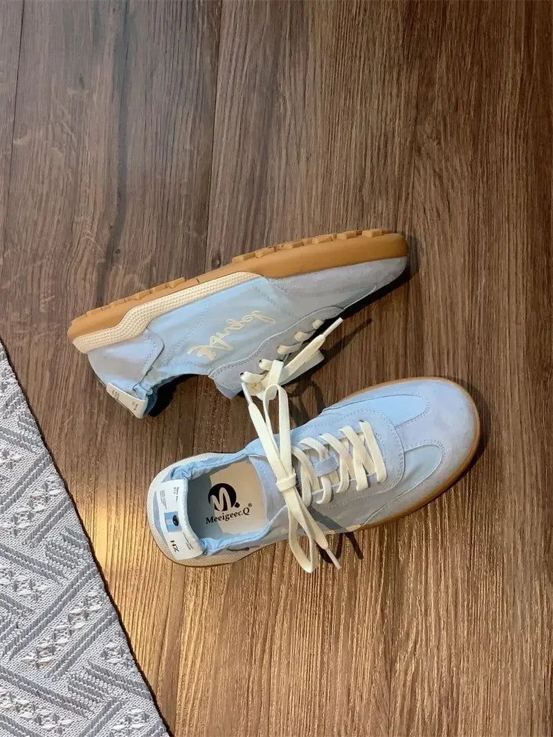 Sneakers Flat Women Footwear Sports Ladies Shoes Lace Up Luxury A On Offer Urban Young On Sale And Low Price Light New In Spring