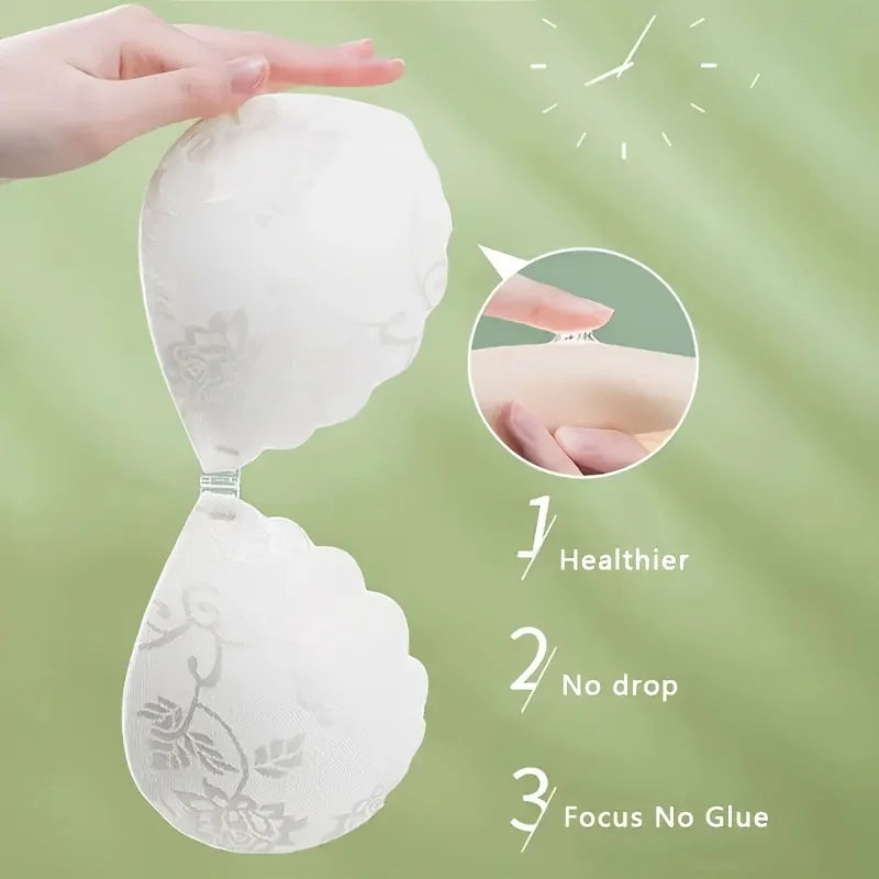 Sutien push-up invizibil, moale, elegant, fără bretele și fără cusături pentru femei - lenjerie intimă cu susținere