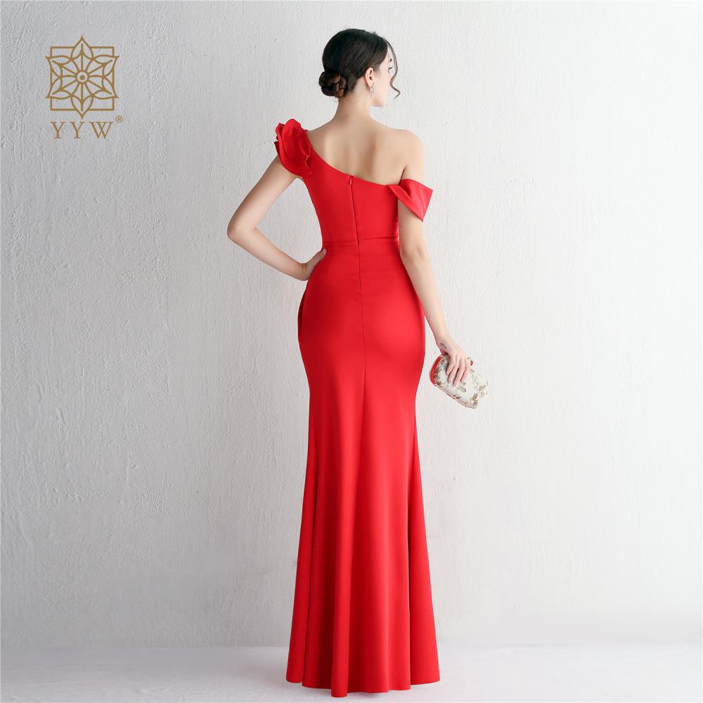 Rochie de seară Luna Avelin din satin - Maxi Mărime L 150cm Vișinie