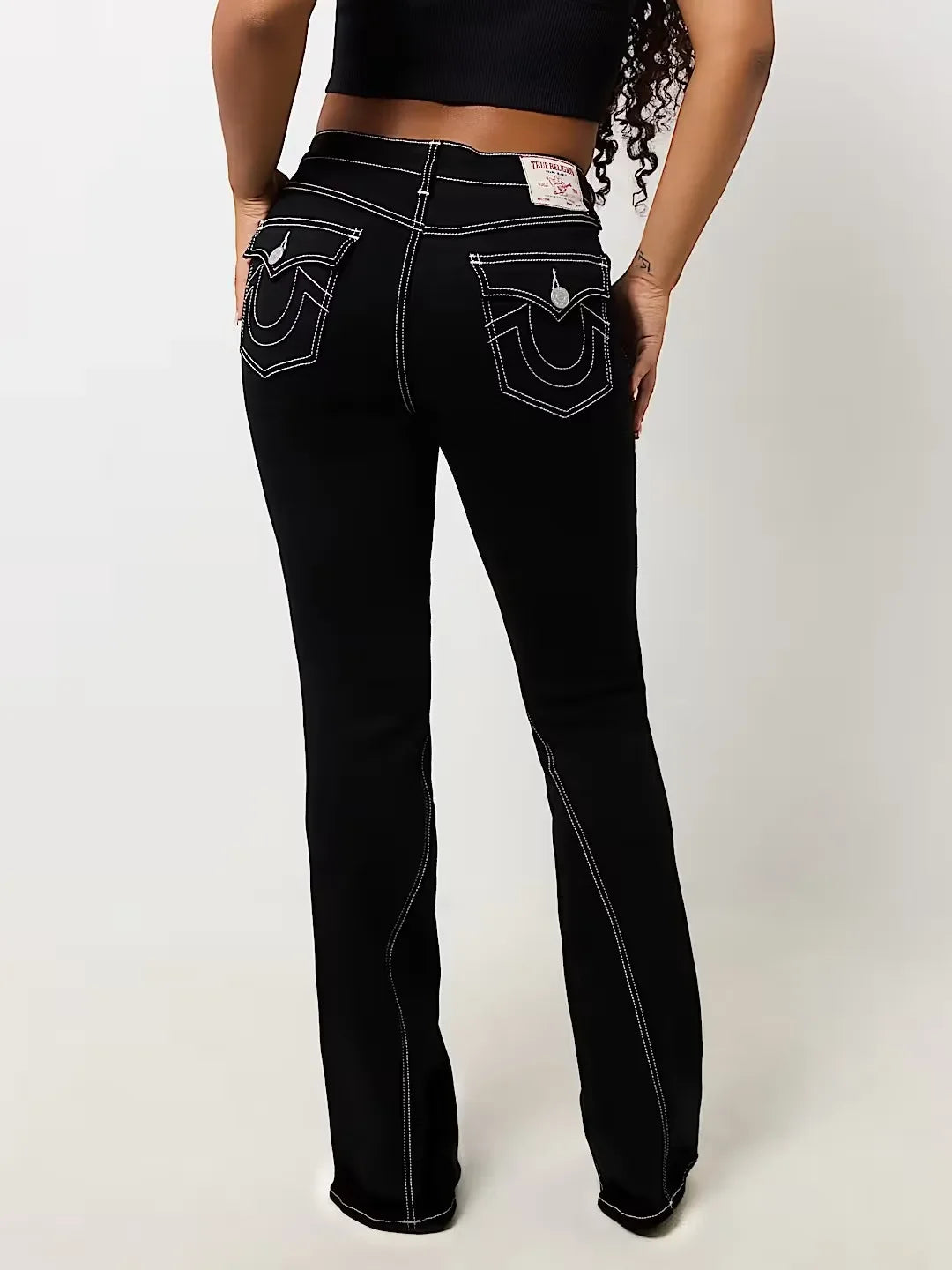 Skinny Jeans Fashionable Flare Jean Casual Washed Pants Black Sexy Embroidered Low Rise Jeans for Womens Sweatwear Denim Pants