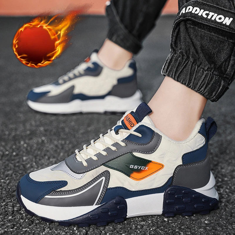 Herren-Platform-Sneaker 2025: Luxus Winter Cotton - Plus Size Running Collection