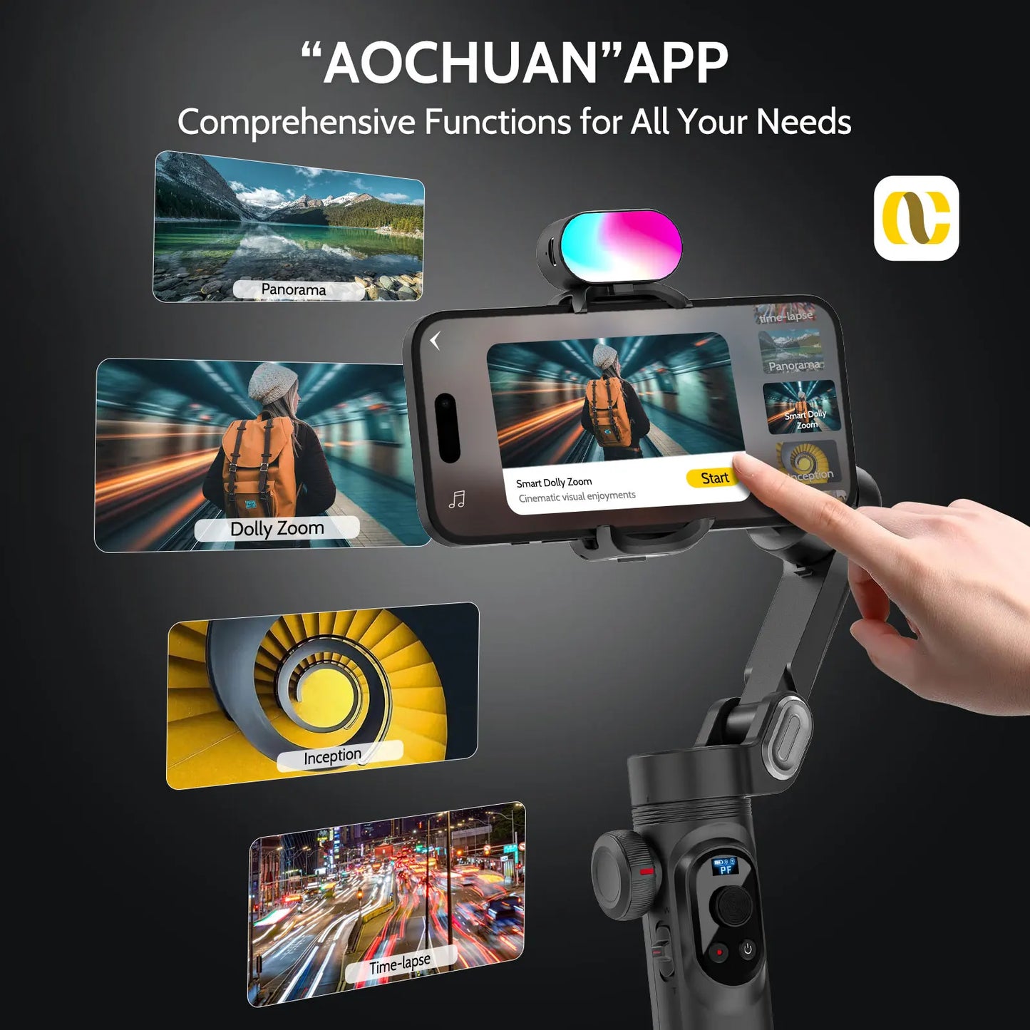 AOCHUAN Smart Xpro Smartphone Gimbal Stabilisator