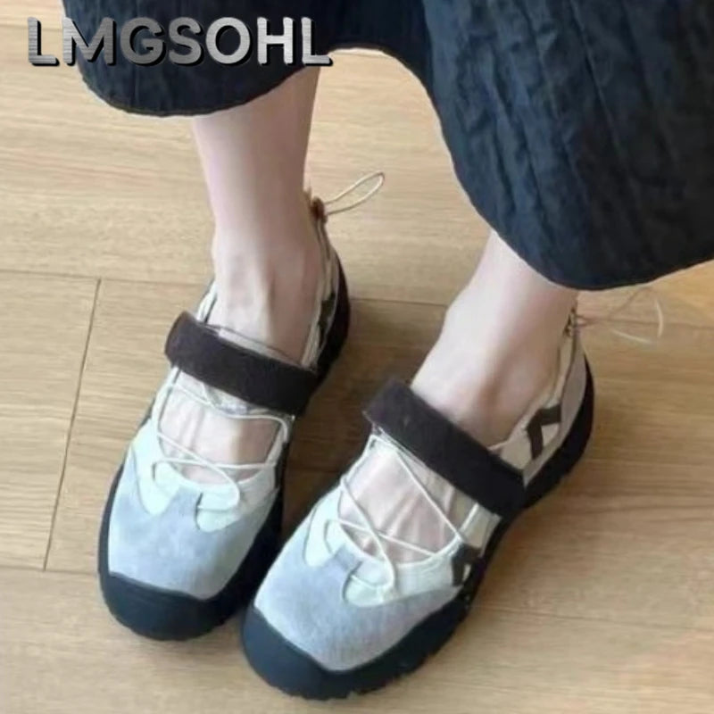 Women Sneakers Flats Casual Sport Shoes Summer Fashion Sandals 2025 New Loafers Running Walking Shoes Woman Shallow Zapatillas