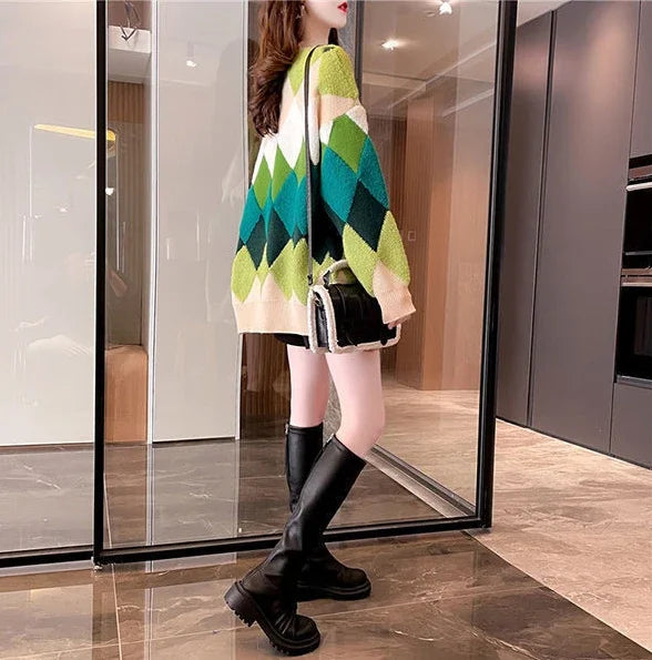 Shangkaka V-Neck Cardigan - Länge 26 Zoll Oder Mehr Gewicht 120 Bis 220 Gramm Pro Quadratmeter Lockere Passform