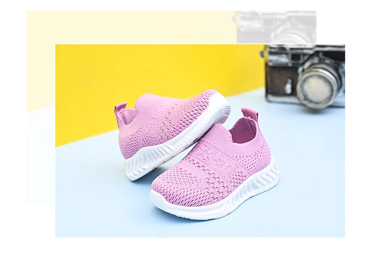 Kinder Sneaker 2025 - Toddler Schuhe Jungen Mädchen - Weiches Innenfutter Rutschfest Gummi Außensohlen - Baby Atmungsaktive Sportsschuhe